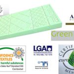 7 - Zonen Green Line Latexmatratze ERGOFLEXA 90 x 200 cm (+ Bezug mit Sanitized®-Ausrüstung)