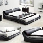 i-flair® - Designer Bett Paola 180cm x 200cm Schwarz #58