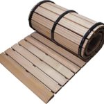Komfort-Holzlaufrost aus kammergetrockneten Buchenholz, umlaufend stumpf, 100 x 200 cm