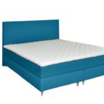 Luxus Boxspringbett 180x200 H3 inkl. Topper blau - Continentalbett Premiumklasse für 5 Sterne Hotels - günstig direkt vom Importeur Luxus Boxspringbett 180x200 H3 inkl. Topper blau - Continentalbett Premiumklasse für 5 Sterne Hotels - günstig direkt vom Importeur