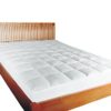 MESANA Premium Matratzen-Schoner | Größe: 140x200 cm, Höhe: 27cm | weiß aus Soft Touch Microfaser | 100% Polyester | Matratzen-Auflage auch für Ihr Boxspring-Bett und Wasserbett | Unter-Bett