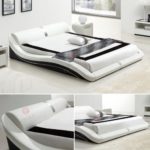 i-flair® - Polsterbett 180x200 cm Toni Schwarz-Weiß #68 i-flair® - Polsterbett 180x200 cm Toni Schwarz-Weiß #68