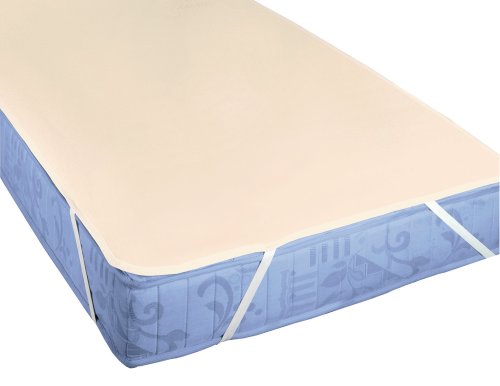 biberna 808301 Molton Matratzenauflage Premium Qualität, nach Öko-Tex Standard 100, ca. 160 x 200 cm, natur