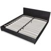 vidaXL Kunstlederbett Doppelbett Schlafzimmerbett Bett Ehebett Bettgestell 180x200cm