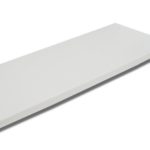 FMP Matratzenmanufaktur 42-0005,viscoelastische Matratzenauflage, Visco-Topper, weiß, 140 x 200 x 8 cm