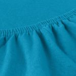 Jersey Spannbetttuch in unseren besten Farben aus 100% Baumwolle – in 5 Größen erhältlich, 90-100 x 200 cm, türkis