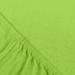 klassisches Jersey Spannbetttuch - erhältlich in 22 modernen Farben und 6 verschiedenen Größen - 100% Baumwolle, 120 x 200 cm, apfelgrün
