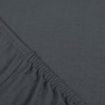 klassisches Jersey Spannbetttuch - erhältlich in 22 modernen Farben und 6 verschiedenen Größen - 100% Baumwolle, 120 x 200 cm, anthrazit