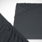 klassisches Jersey Spannbetttuch - erhältlich in 22 modernen Farben und 6 verschiedenen Größen - 100% Baumwolle, 120 x 200 cm, anthrazit