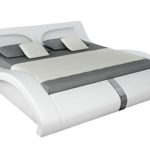 Design Polsterbett 140x200 + Matratze + Lattenrost Doppelbett Schlafzimmer Bett