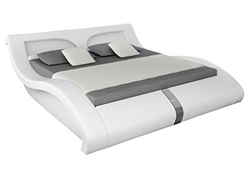 Design Polsterbett 140x200 + Matratze + Lattenrost Doppelbett Schlafzimmer Bett