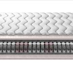 Taschenfederkern-Matratze LATEX Posh diejenigen Taschenfederkernmatratze mit Doppellatexschicht 18 cm