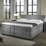 Breckle Boxspringbett 140 x 200 cm Napoli Box Split Hollanda 1000 TFK Topper Gel Premium Standard Breckle Boxspringbett 140 x 200 cm Napoli Box Split Hollanda 1000 TFK Topper Gel Premium Standard