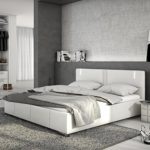 Innocent Polsterbett aus Kunstleder weiß 180x200cm mit LED und Lautsprecher Accura Boxspringbett Innocent Polsterbett aus Kunstleder weiß 180x200cm mit LED und Lautsprecher Accura Boxspringbett