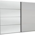 Wimex 507061 Schwebetürenschrank, 313 x 210 x 65 cm, alpinweiß / spiegel