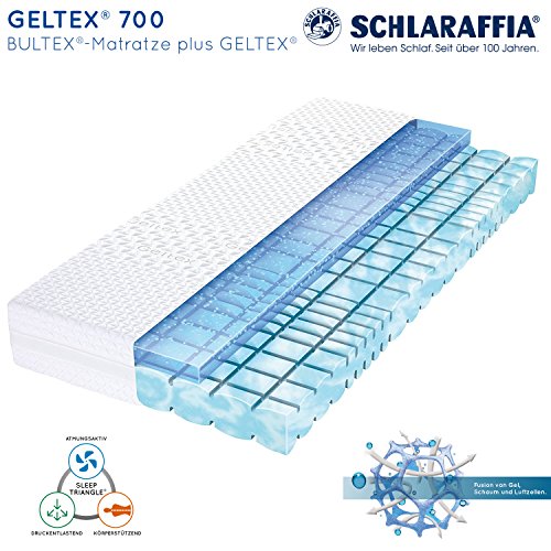Schlaraffia Geltex 700 Bultex Matratze 90x200 H3