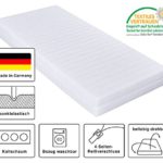 Kaltschaummatratze, Härtegrad H2 & H3, Matratze mit 7 Zonen, Größe wählbar Rollmatratze Made in Germany