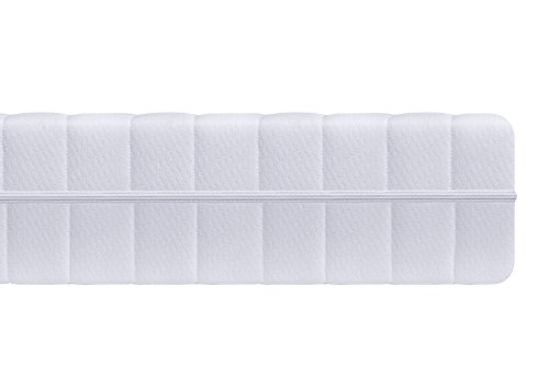 7-Zonen Matratze, Härtegrad H2 H3 (Weiß), Kaltschaummatratze, Rollmatratze, Doppeltuchbezug waschbar, 4-Seiten-Reißverschluss, Öko-Tex Standard 100
