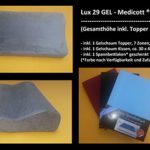 Boxspring -GELSCHAUM - MATRATZE inkl. Topper Höhe 38 cm, Größe wählbar: (180 x 200 cm)