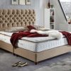 Boxspringbett Vegas Hotelbett Doppelbett Matratze Topper Modern Luxus Bett