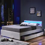 Home Deluxe | LED Bett | Nube | Weiß | inkl. Schublade | verschiedene Größen |