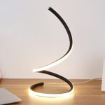 LOFAMI Kunst kreative Mode LED Schlafzimmer Nachttischlampe, Arbeits-Studie Auge Lampe, einfache moderne Wohnzimmer Hotel Dekoration Tischlampe