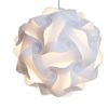 Lampe Schatten Puzzle - Puzzle light - Schatten Jigsaw IQ Light - Deckenlampenschirm - Moderne Pendelleuchten - Flat Pack Eigenmontage . (Large)