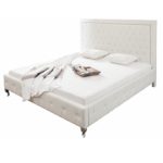 Modernes Design Doppelbett EXTRAVAGANCIA 180 x 200 cm weiß Polsterbett