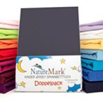 2er Sparpack Kinder Spannbettlaken Jersey 100% Baumwolle für Kinderbettmatratzen ÖKO Tex Geprüft in vielen Farben