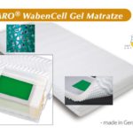 ARO Artländer 9213350 Waben Cell-Gel Matratze (Baboo Bezug) 60 x 120 cm