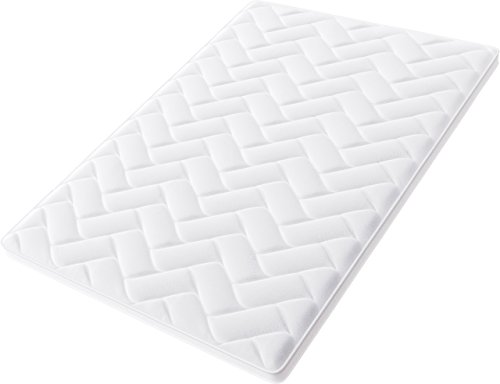 Hilding Sweden Cloud Matratzentopper, aus Gelschaum in Weiß, Bequeme Matratzenauflage für besseren Schlafkomfort