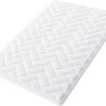 Hilding Sweden Pure Matratzentopper aus Kaltschaum in Weiß / Mittelharte Matratzenauflage für besseren Schlafkomfort