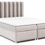 Best for Home Boxspringbett mit Bettkasten Trinity K-10 Bonellfederkern inkl. Topper 180x200 Creme